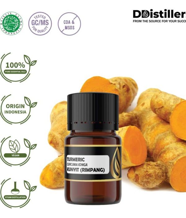 Turmeric / Kunyit Essential Oil Pure 100%, 2-10ML GS