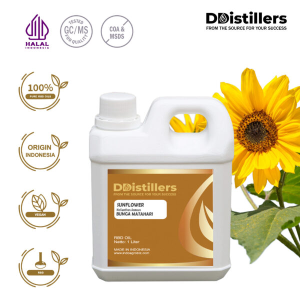 Sunflower / Bunga Matahari RBD Pure 100%, 500ML-1L HDPE