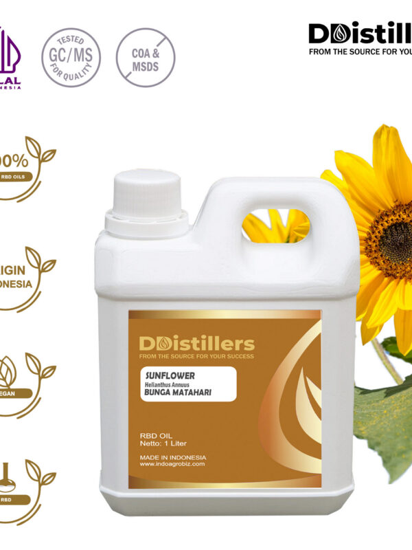 Sunflower / Bunga Matahari RBD Pure 100%, 500ML-1L HDPE