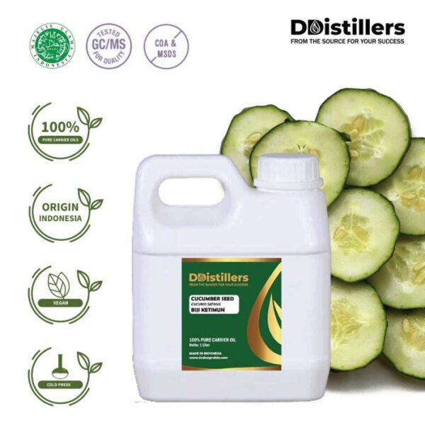 8549a7d22c324091b6bfbc8e01345fa5.jpg Cucumber Seed / Biji Ketimun Carrier Oil Pure 100%, 500ML-1L HDPE