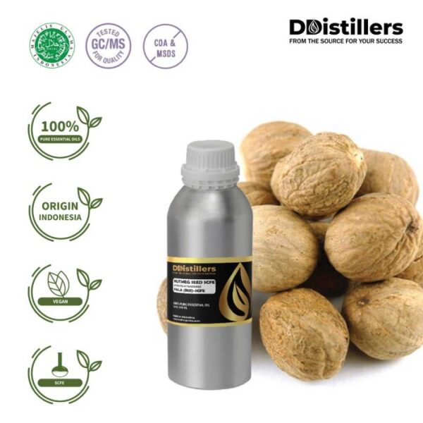 868f60931a074b538b30e49dd639b48d.jpg Nutmeg Seed SCFE / Biji Pala Essential Oil Pure 100%, 500ML-1L HDPE/SS
