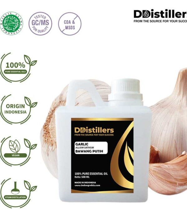 Garlic / Bawang Putih Essential Oil Pure 100%, 500ML-1L HDPE/SS