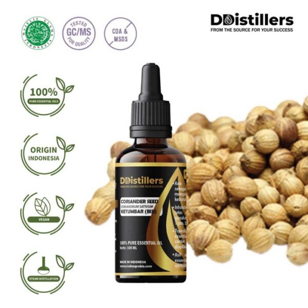 8b8e366e41c2444e92181ee52b4776e6.jpg Coriander Seed / Biji Ketumbar Essential Oil Pure 100%, 50-100ML GS