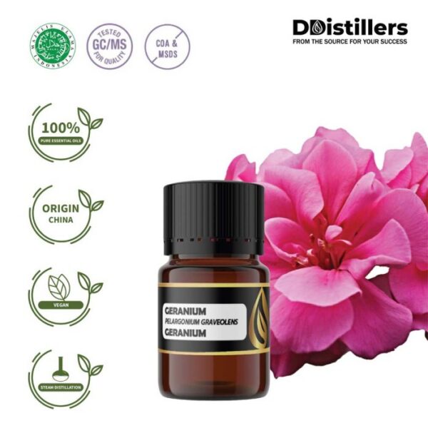 Geranium / Geranium Essential Oil Pure 100%, 2-10ML GS