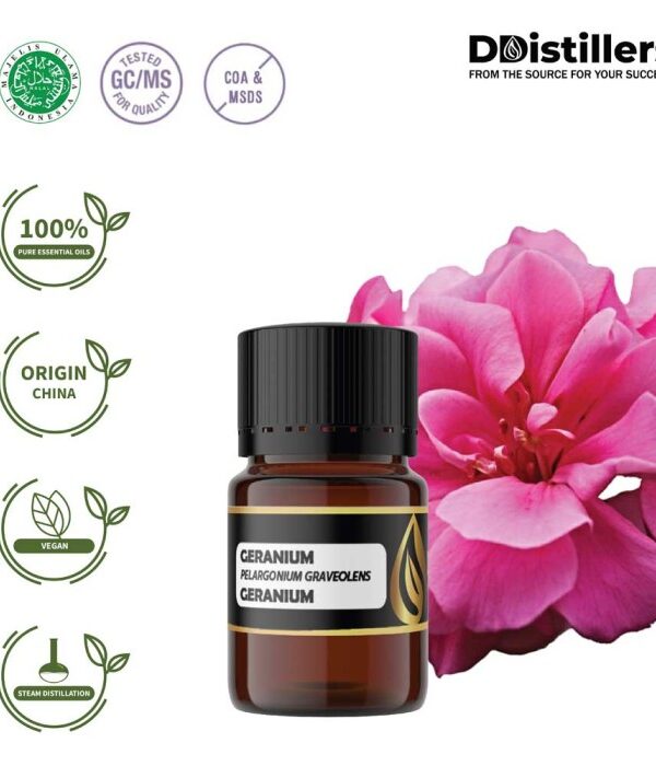 Geranium / Geranium Essential Oil Pure 100%, 2-10ML GS
