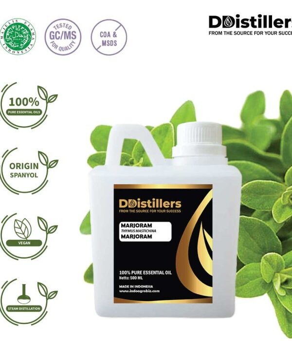 Marjoram / Marjoram Essential Oil Pure 100%, 500ML-1L HDPE/SS