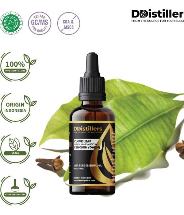 Clove Leaf / Daun Cengkeh Essential Oil Pure 100%, 50-100ML GS