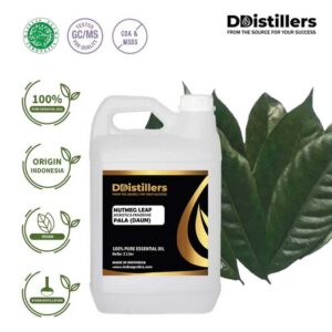 Nutmeg Leaf / Daun Pala Essential Oil Pure 100%, 2L HDPE