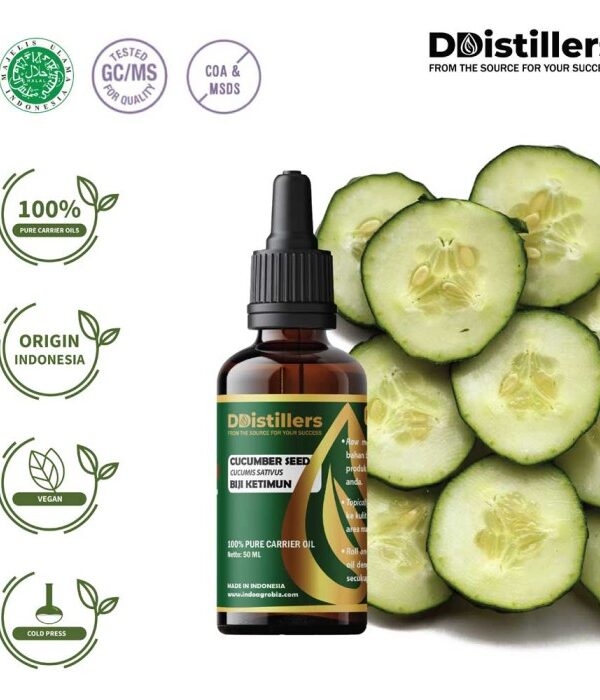 Cucumber Seed / Biji Ketimun Carrier Oil Pure 100%, 50-100 ML GS