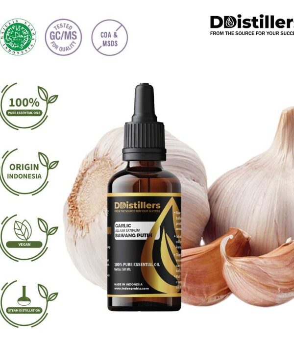 Garlic / Bawang Putih Essential Oil Pure 100%, 50-100ML GS