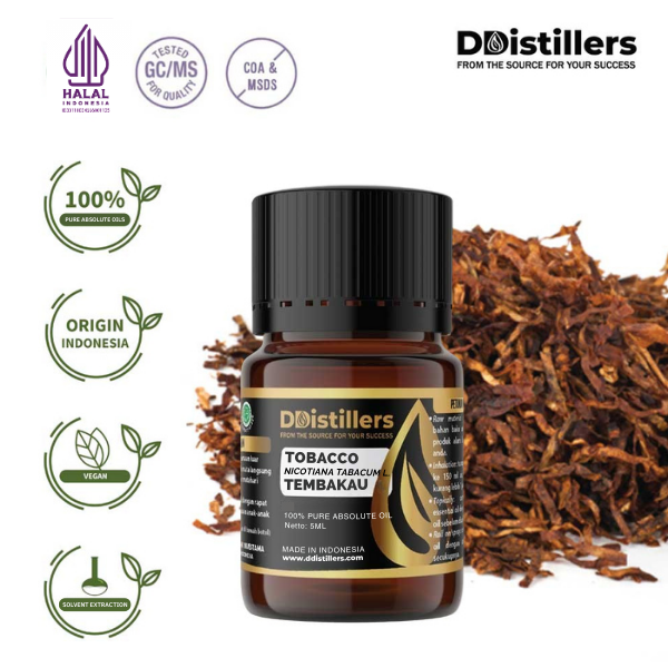Tobacco-EO / Tembakau Essential Oil Pure 100%, 2-10ML GS