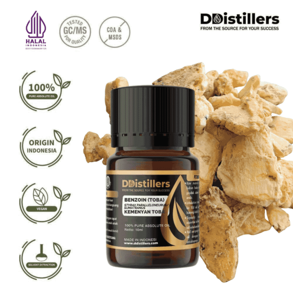 Benzoin (Toba) / Kemenyan Toba Absolute Oil Pure 100%, 2-10ML GS