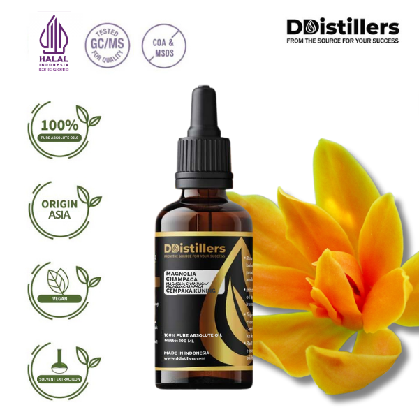 Magnolia / Cempaka Kuning Absolute Oil Pure 100%, 50-100ML GS