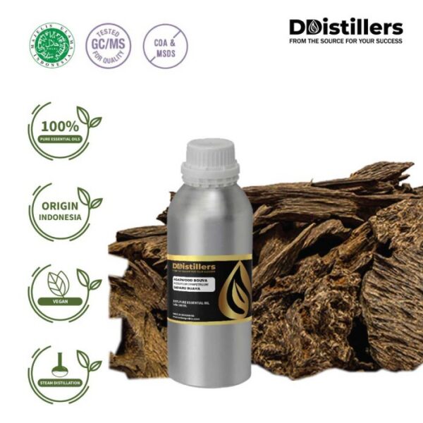 Agarwood Bouya / Gaharu Buaya Essential Oil Pure 100%, 500ML-1L HDPE/SS