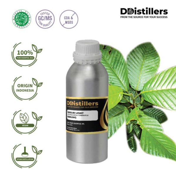 Gurjun Light / Keruing Essential Oil Pure 100%, 500ML-1L HDPE/SS