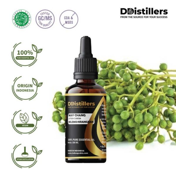 May Chang / Kilemo / Krangean Essential Oil Pure 100%, 50-100ML GS