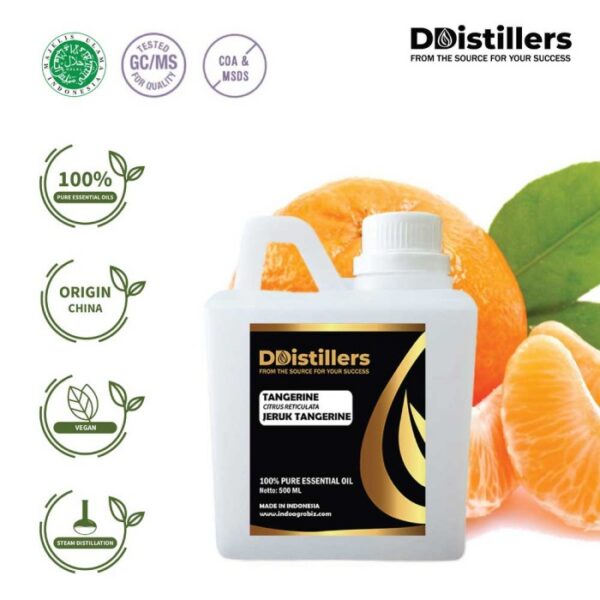Tangerine / Jeruk Mandarin Essential Oil Pure 100%, 500ML-1L HDPE/SS