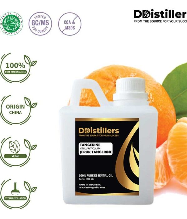 Tangerine / Jeruk Mandarin Essential Oil Pure 100%, 500ML-1L HDPE/SS