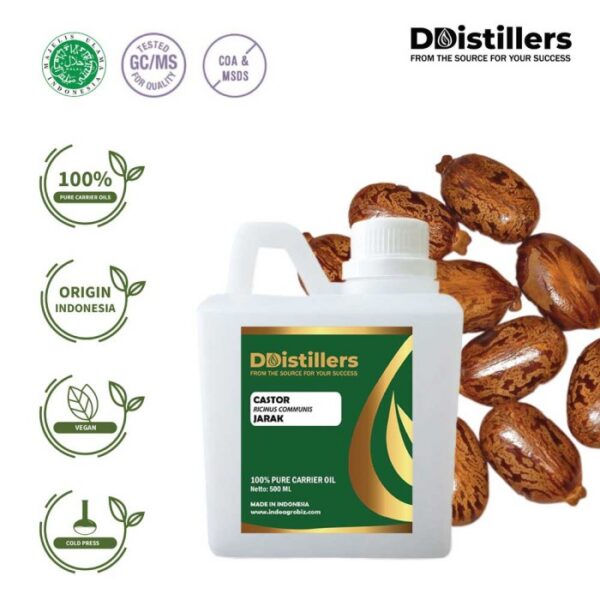 9e7cafd7385e4a1fb23d0bebaa49fd64.jpg Castor / Jarak Carrier Oil Pure 100%, 500ML-1L HDPE