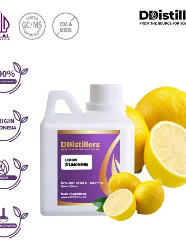 D'Limonene Natural Isolate Oil Pure 100%, 500ML-1L HDPE