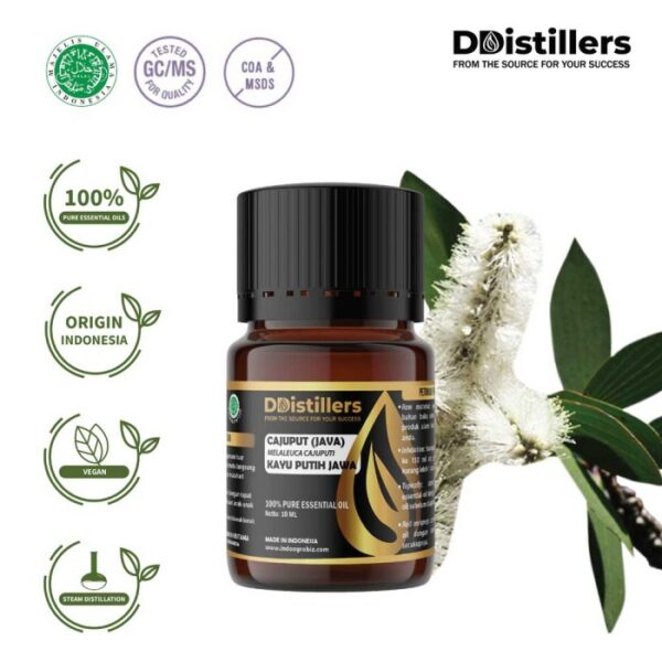 Cajuput (Java) / Kayu Putih Jawa Essential Oil Pure 100%, 2-10ML GS