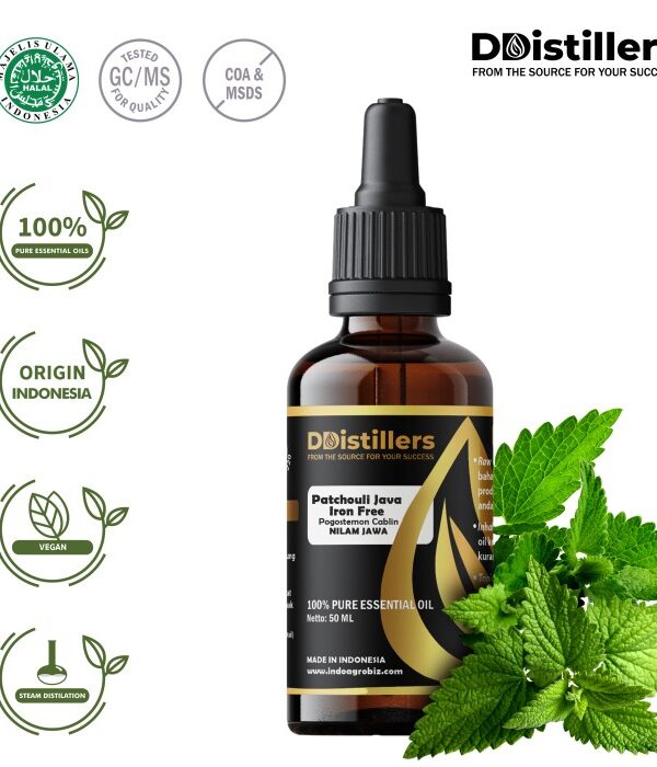 Patchouli (Java Iron Free) / Nilam Jawa Essential Oil Pure 100%, 50-100ML GS
