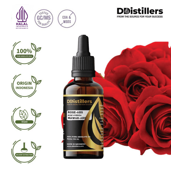 Rose / Mawar Absolute Oil Pure 100%, 50-100ML GS