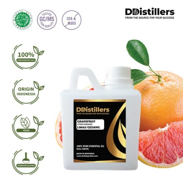 Grapefruit / Limau Gedang Essential Oil Pure 100%, 500ML-1L HDPE/SS