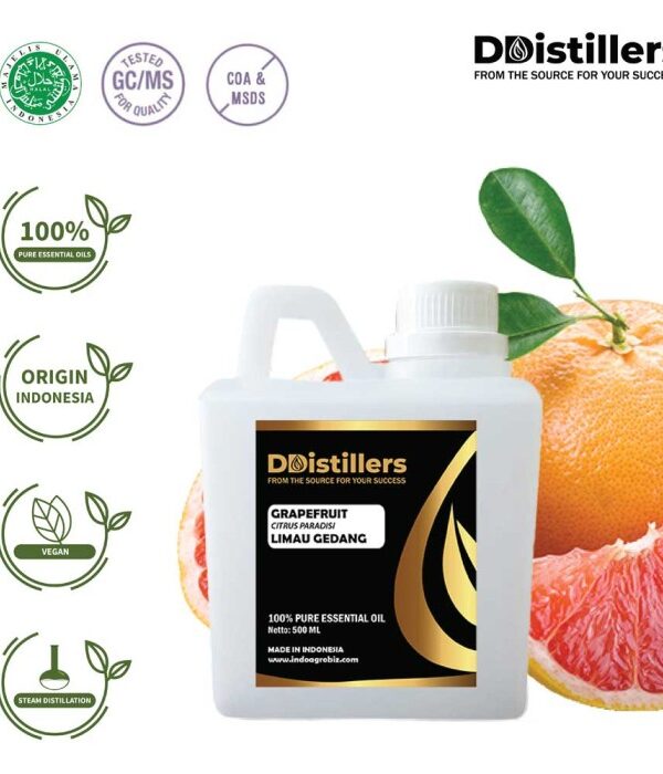 Grapefruit / Limau Gedang Essential Oil Pure 100%, 500ML-1L HDPE/SS