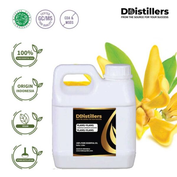 a2a88df7dab749678afa165565c708a3.jpg Ylang-Ylang / Kenanga Essential Oil Pure 100%, 500ML-1L HDPE/SS