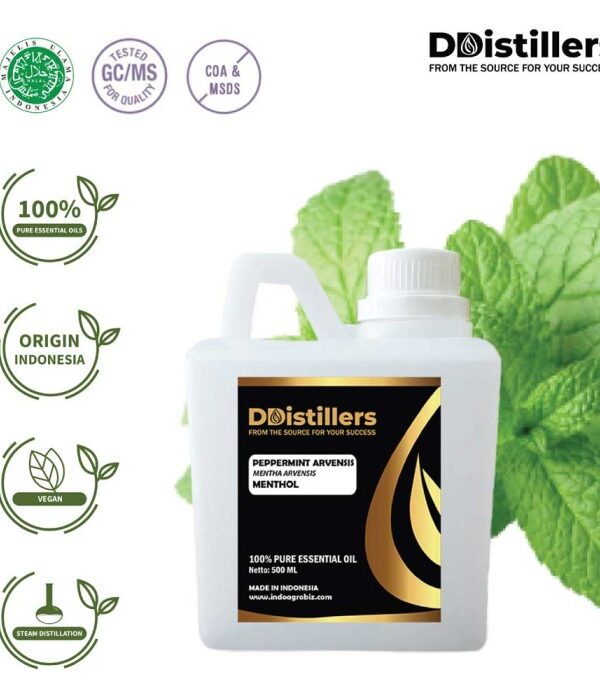 Peppermint (Cornmint) / Cornmint Essential Oil Pure 100%, 500ML-1L HDPE/SS