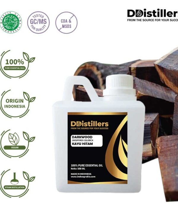 Darkwood / Blackwood / Kayu Hitam Papua Essential Oil Pure 100%, 500ML-1L HDPE/SS