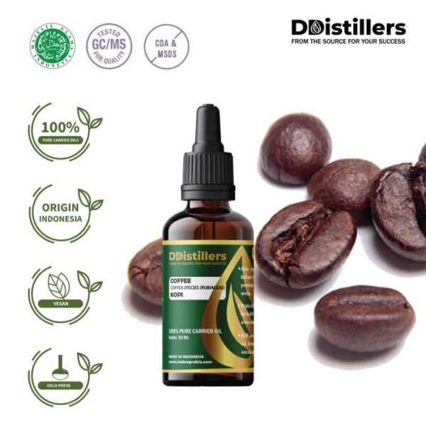 Coffee / Biji Kopi Carrier Oil Pure 100%, 50-100ML GS