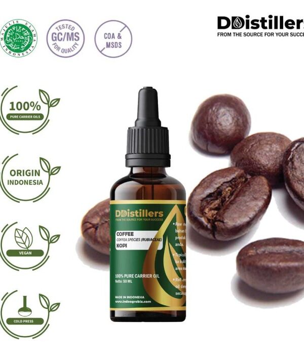 Coffee / Biji Kopi Carrier Oil Pure 100%, 50-100ML GS