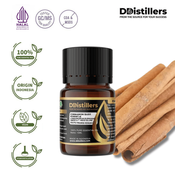 a7eaa0a850364c41a80981853035a044.png Cinnamon Bark Korintje / Kulit Kayu Manis Kerinci Essential Oil Pure 100%, 2-10ML GS