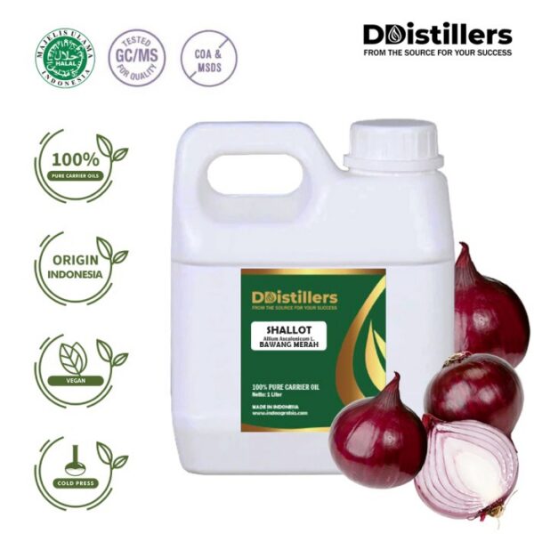 Shallot / Bawang Merah Carrier Oil Pure 100%, 500ML-1L HDPE