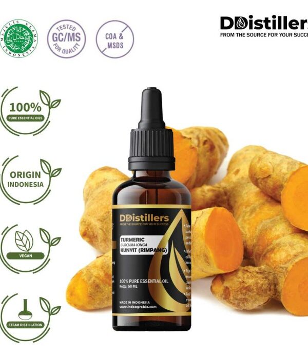 Turmeric / Kunyit Essential Oil Pure 100%, 50-100ML GS