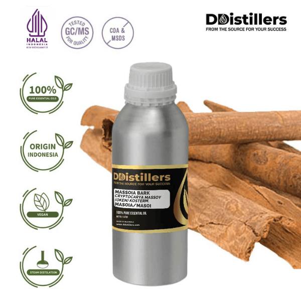 Massoia Bark / Massoia Essential Oil Pure 100%, 500ML-1L HDPE/SS