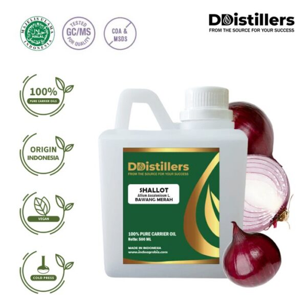 Shallot / Bawang Merah Carrier Oil Pure 100%, 500ML-1L HDPE