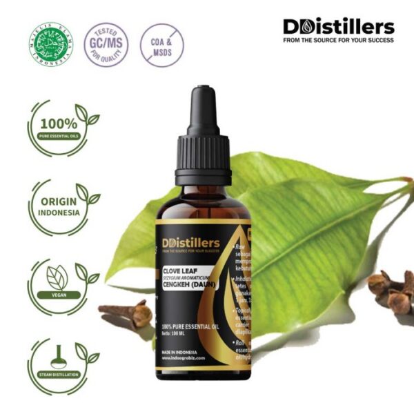 Clove Leaf / Daun Cengkeh Essential Oil Pure 100%, 50-100ML GS