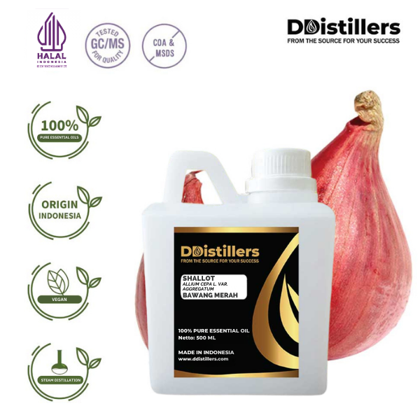 Shallot-EO / Bawang Merah Essential Oil Pure 100%, 500ML-1L HDPE/SS
