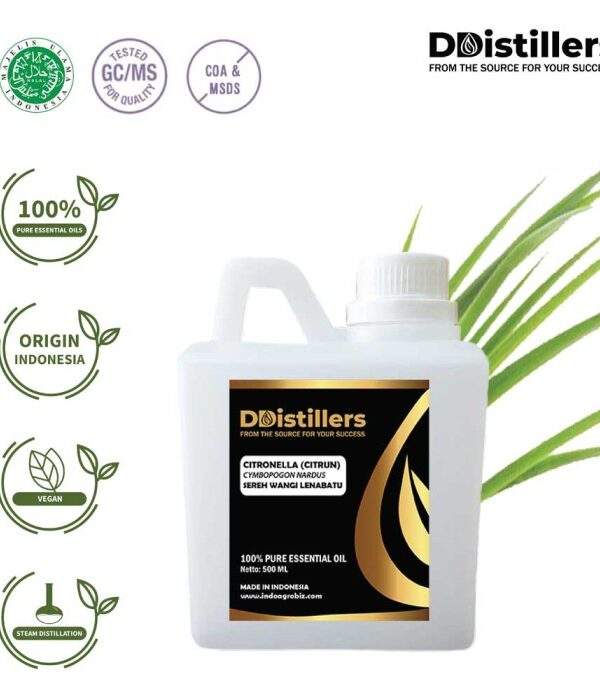 b031e685946a40efbf3b7927ba510a74.jpg Citronella (Citrun) / Sereh Wangi Lenabatu Essential Oil Pure 100%, 500ML-1L HDPE/SS