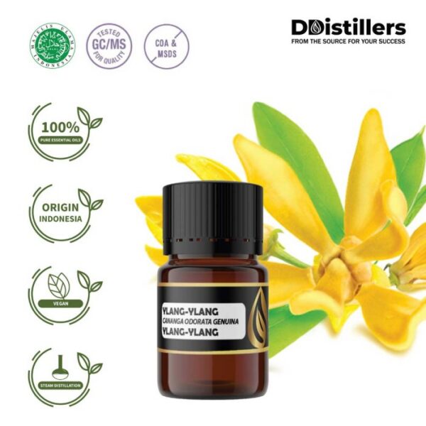 Ylang-Ylang / Kenanga Essential Oil Pure 100%, 2-10ML GS