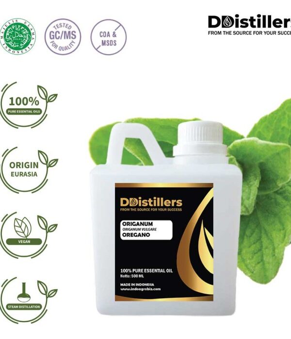 Origanum / Bunga Oregano Essential Oil Pure 100%, 500ML-1L HDPE/SS