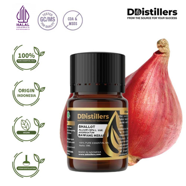 Shallot-EO / Bawang Merah Essential Oil Pure 100%, 2-10ML GS
