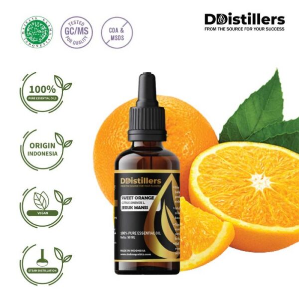 Sweet Orange / Jeruk Manis Essential Oil Pure 100%, 50-100ML GS