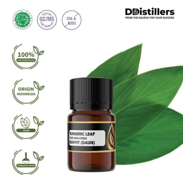 b59ddd66bbe14c9890f16a2a309a8bfd.jpg Turmeric Leaf / Daun Kunyit Essential Oil Pure 100%, 2-10ML GS