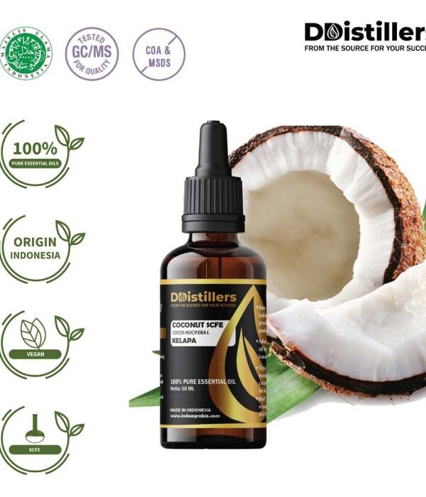Coconut SCFE / Kelapa Essential Oil Pure 100%, 50-100ML GS