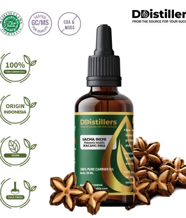 Sacha Inchi / Kacang Inka Carrier Oil Pure 100%, 50-100ML GS