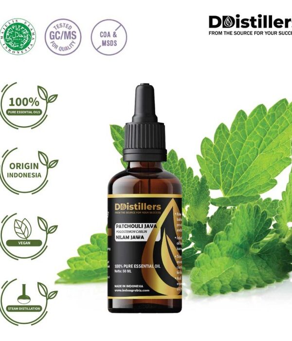 Patchouli (Java) / Nilam Jawa Essential Oil Pure 100%, 50-100ML GS